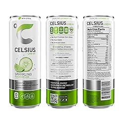 CELSIUS Sweetened with Stevia Sparkling Cucumber