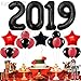 2019 Balloons, Red for New-Year, Large 40 Inch | Red and Black Balloon Kit | New Years Eve Party Supplies 2019 | Graduations Party Supplies 2019 | New Years Party Decorations, Graduations Decorations