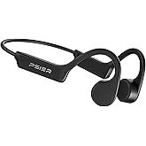 PSIER Bone Conduction Headphones, Bluetooth 5.4 Open Ear Headphones, 10H Playtime Bone Conduction Earbuds with Mic, IPX6 Waterproof Running Headphones for Hiking, Cycling, Gym (Black)