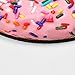 pingpi Giant Strawberry Donut With Sprinkles - Circle Mouse Pad - Mousepad - Funny - Coworker Gift Teacher - Realistic Food - Desert - Doughnut