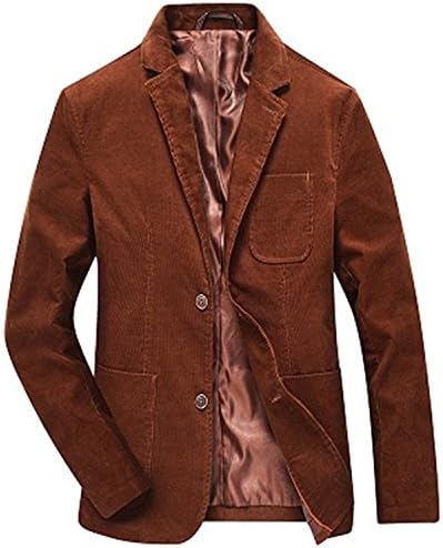 Vazpue Suits Brand clothing blazer masculino casual blazer jacket men slim fit corduroy jaqueta masculina Business dress suit RedXXXL