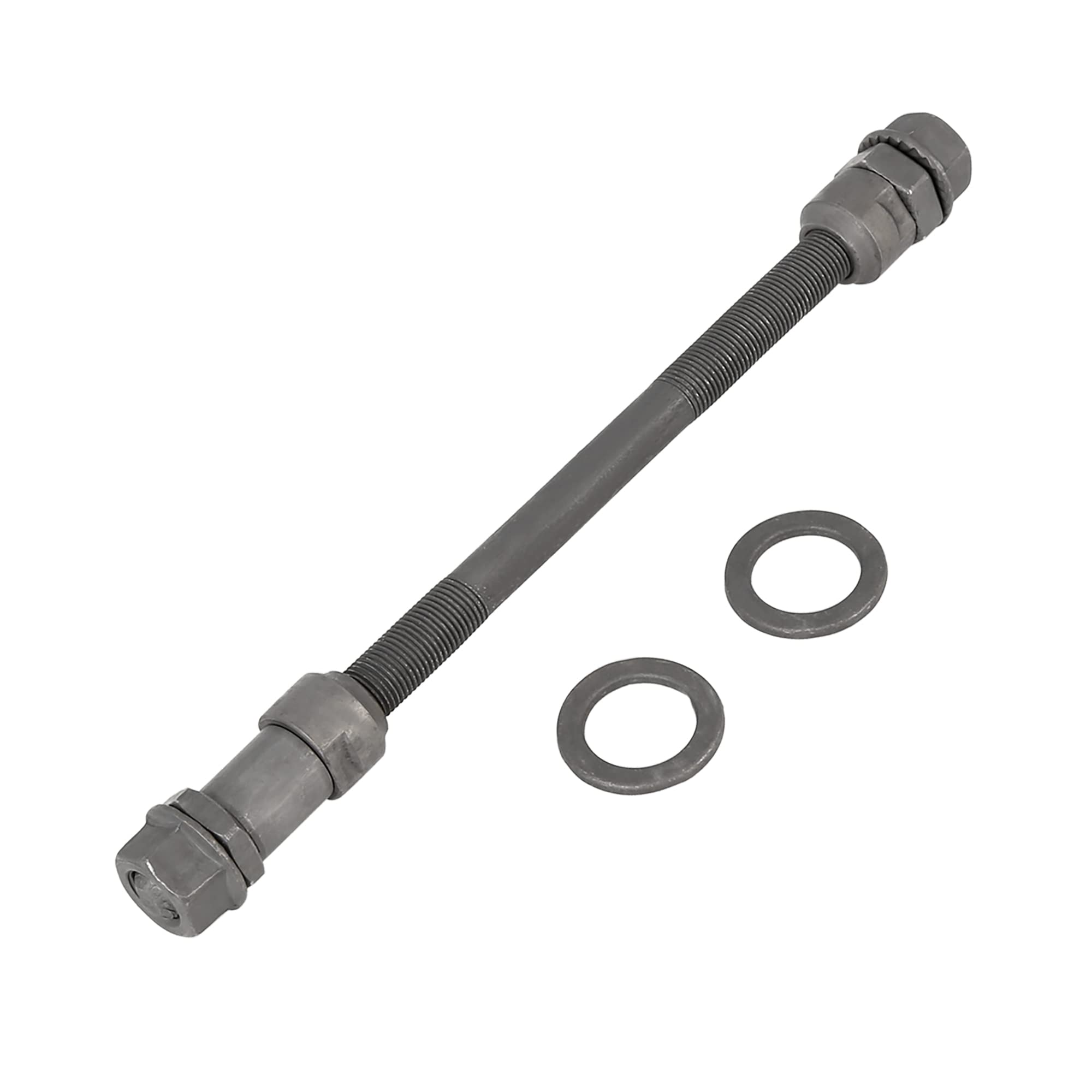 A ABSOPRO Bicycle Rear Solid Axle 9.5mm Wheel Hub Axle Rear Axle Solid Shaft