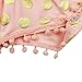 iiniim Newborn Baby Girls Summer Romper Headband Set Polka Dots Bodysuit Salmon Pink 0-3 Months