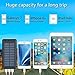 Portable Charger Solar Charger Power Bank 24000mah High Capacity 3 USB Output Ports Backup Battery Compatible with Cell Phone Tablet Android Phone and More