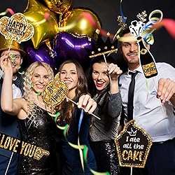 36 Pieces Birthday Photo Booth Prop Happy Birthday