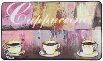 Home Value Cushion Comfort Mat, Cappuccino Design, 18X30 Inch
