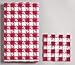 Creative Converting Plastic Stay Put Banquet Table Cover, 29 by 72-Inch, Red Gingham - (37488)