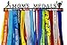 Crownyard Running Medal Holder - Mom's Medals Display Black | Medal Hanger Unique for Running Mom