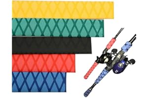GREATFISHING Diameter: 25mm 30mm 35mm X-Tube Heat Shrink Sleeve Wrap Fishing Bulding Handle Cork Rod Grip with Non Slip Waterproof and Insulation 40 Inch Lengths Durable Repair