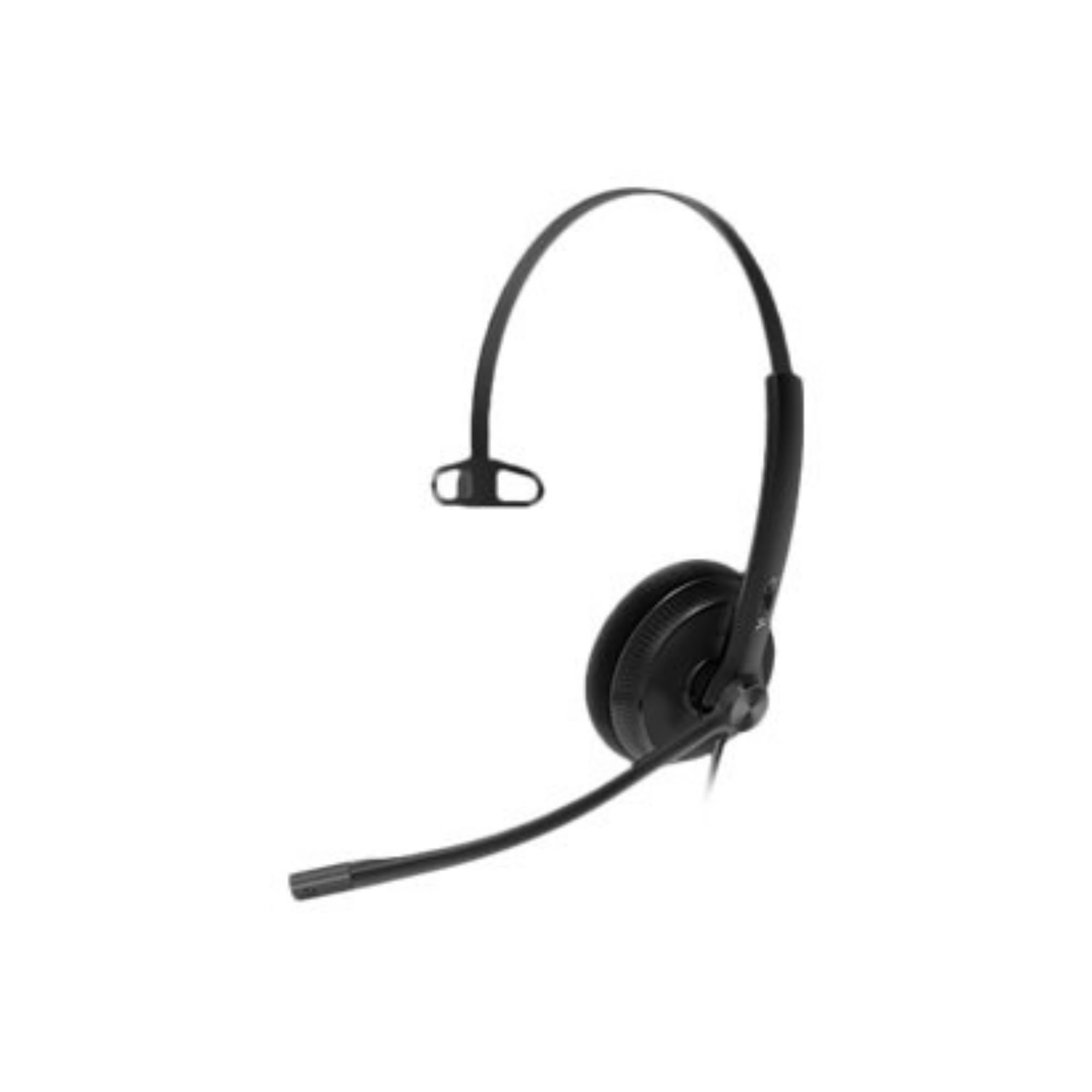 Yealink YHS34 Lite Mono Casque Avec fil Arceau Bureau/Centre d'appels Noir
