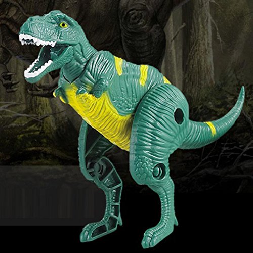 image for Nacome Dinosaur Model Toy ,Foldable Transform Shapes Simulation Mini D