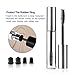 PIXNOR 2 Pack 7.5ml and 10ml Empty Mascara Tube Eyelashes Tube with Rubber Inserts, Funnels Set for Castor Oil