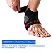 Ankle Support Brace for Women and Men - Neoprene Breathable Dual Adjustable Foot Sprain for Running, Basketball Black by ASOONYUM