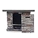Christopher Knight Home Stone Outdoor Natural Stone Finished Square Fire Pit - 40,000 BTU