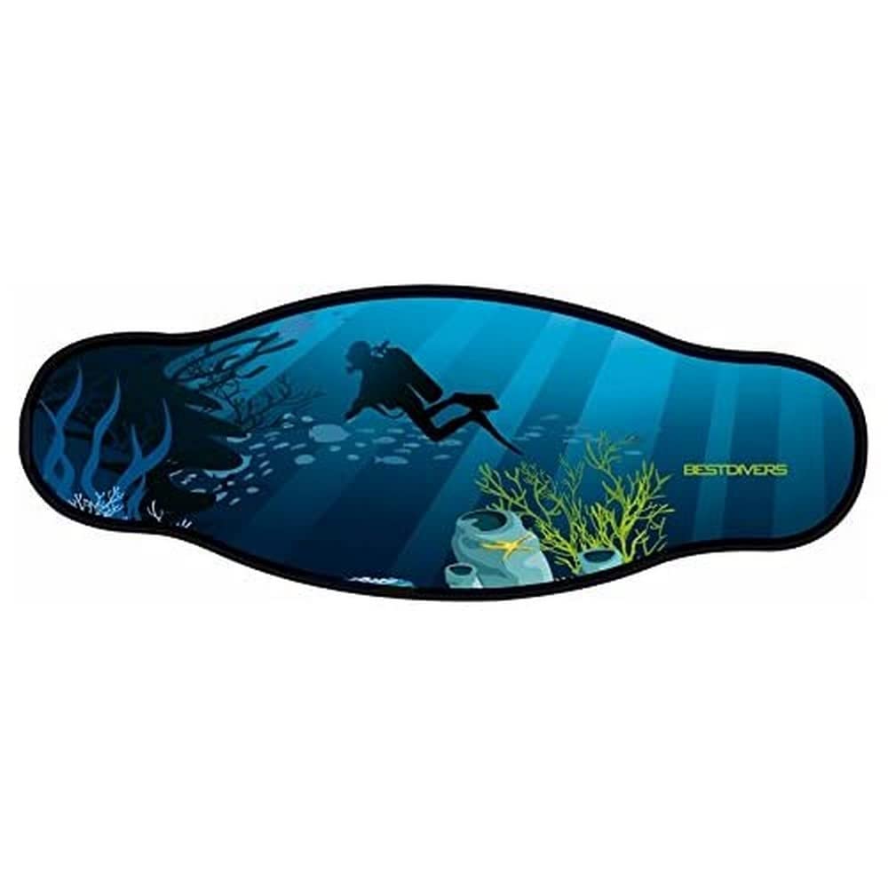 Best divers Neoprene Mask Strap, Double Sheet, abyssi