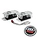 BAILONGJU Audi Easy Installation Car Door LED Logo Projector Ghost Shadow Lights 2-pc Set (b)