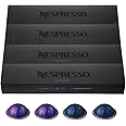 Nespresso Capsules Vertuo, Espresso Bold Variety Pack, Medium and Dark Roast Coffee, 40-Count Espresso Pods, Brews 1.35oz.
