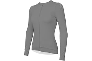 Wulibike Cycling Jersey Women Long Sleeve,Warm Bike Shirts for Women Biking Tops Elastic Cycle Jerseys with 4 Pockets