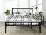 Zinus Urban Metal and Wood Platform Bed, Queen