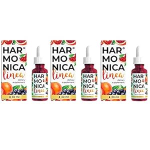Harmonica Linea | Slimming Drops for Weight Loss – 30ml | Dietary Supplement | Orange Extract | Cherimoya | Acai Berries | Chromium picolinate | Best Choice 2+1