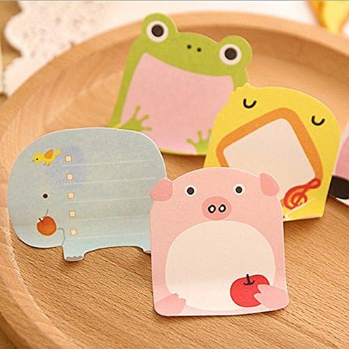FociPow Cute Cartoon Animal Sticky Page Markers,Sticky Notes, Flag Markers, Bookmarkers