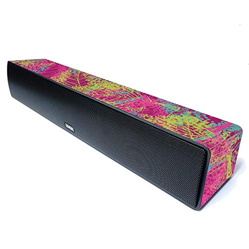 MightySkins Compatible with Zvox Accuvoice TV Speaker Model AV155 - Magenta Sum…