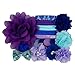 Royal Evening - Mini DIY Headband Kit - Makes 6 Headbands - Baby Shower Headband Station - Fashion Headbands for Birthday Party & Baby Shower Games