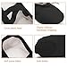 WELOVE Women's Canvas Ballet Shoes/Ballet Slipper/Dance Shoe/Yoga Shoes Split Sole Flats (Black, Numeric_8_Point_5)