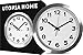 Large Aluminum Decorative Wall Clock - Universal Non-Ticking & Silent 12-Inch Wall Clock