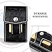 KOSIBATE Black Waist Cigarette Case With Lighter Holder For King Size (Black)