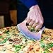 Best Knife Pizza Cutter in 2019 Design - Razor Sharp Rocker Slicer Top Quality Stainless Steel Blade as Mezzaluna Chef Fruit Vegetable Salad Chopper with Protective Cover by Vinzard
