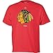 Chicago Blackhawks Reebok NHL Red Primary Logo T-Shirt