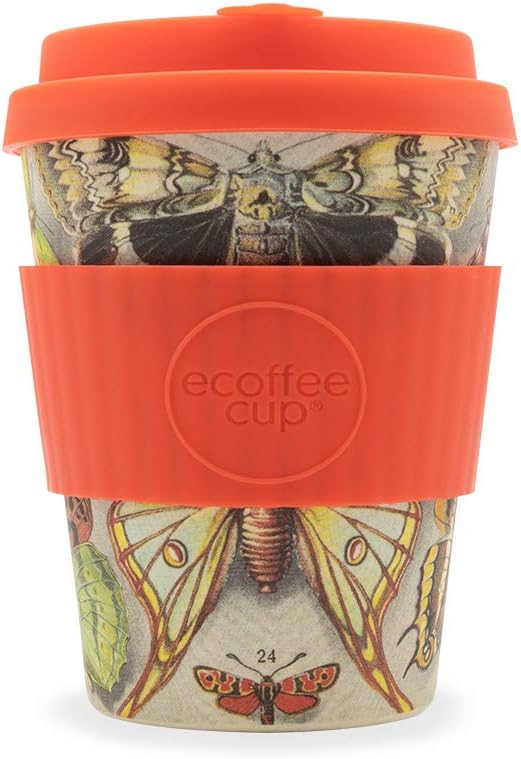 Ecoffee Cup, Pattern Design, 12oz (Farfalle, 12oz)