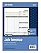 Adams Job Invoice Forms, 2-Part Carbonless, for Service and Repair Billing, 100 Individual Sets Per Pack (NC2817) primary