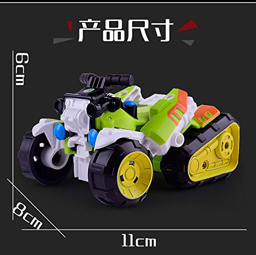 Robot Car Toy 2 in 1 Deformation Car for Kids Boys Playing Christmas Birthday Gifts Baby Toys ATV Robot Children New Creative Manual Deformation Robot Cartoon One-Step Variant Car Model