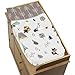 Nature Fox Bear Animals Boys or Girls Baby Changing Pad Cover for Outdoor Adventure Collection