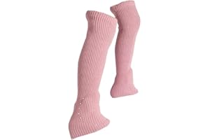 Winter Figure Skating Leg Warmers Knitting Long Leg Warmers Skating Socks for Women Girls