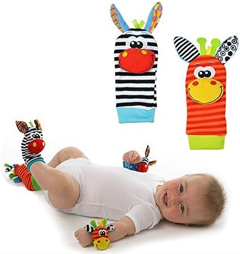 Animal Baby Infant Kids Foot Soft Infant Kids Rattles Sock Hand Toys Developmental by PPRICH