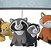 Lambs & Ivy Two of A Kind Animals Musical Mobile, Blue/Gray