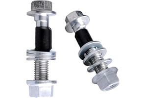 KFVF 2 Pack K90208 Front Rear Camber Bolts Fits for Chevrolet Prizm Toyota Camry Highlander Paseo Solara Celica, Alignment Camber Kit Fits for Lexus ES300 ES330 ES350 RX300 RX350 RX400h