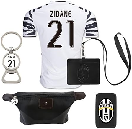 #21 Zidane (6 in 1 Combo) Juventus F.C. 2nd Away Match Adult Soccer Jersey 2016-2017