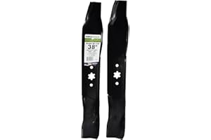 MaxPower 561531 2-Blade Set for 38 Inch Cut MTD/Cub Cadet/Troy-Bilt 742-0610, 942-0610