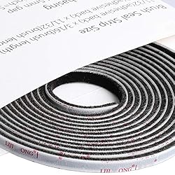 TORRAMI Adhesive Brush Seal Weather Stripping 11/32