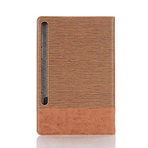 elecfan Flip Stand Case for Samsung Galaxy Tab S6 10.5" 2019, Business Cover Protective Case Smart Bumper with Card Holders for Samsung Galaxy Tab S6 10.5 Inch T860/T865/T867 - Light Brown