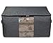 iwill CREATE PRO Large Waterproof Storage Bag for Wardrobe Organizer, Clothes, Garment, Bedding etc. 25.6X15.7X13.8, Dark Gray