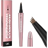 W3W Eyebrow Pencils for Women - Microblading Eyebrow Pencil with Precise 4-Fork-Tip Waterproof Eyebrow Pen Smudge-Proof Eye Brow Pencils Create Natural Hair-Like Brows, Last All-Day, Light Brown
