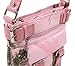 Emperia Women's 8 Pocket Purse with Studded Buckle Embellishments