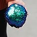 Little Monkey The Original Fidget - Blue, Green & Black Circle Sequin Pillow Fidget Toy for Sensory Therapy to Relieve Stress and Increase Focus for Adults and Kids. Helps with ADHD ADD Autism 3C