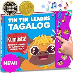 Tin Tin Learns Tagalog Tagalog Books for Kids