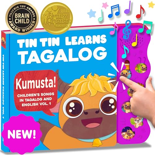 Tin Tin Learns Tagalog Tagalog Books for Kids